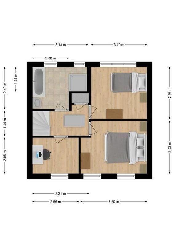 Albrecht Rodenbachstraat 6 Floorplan Blur 1