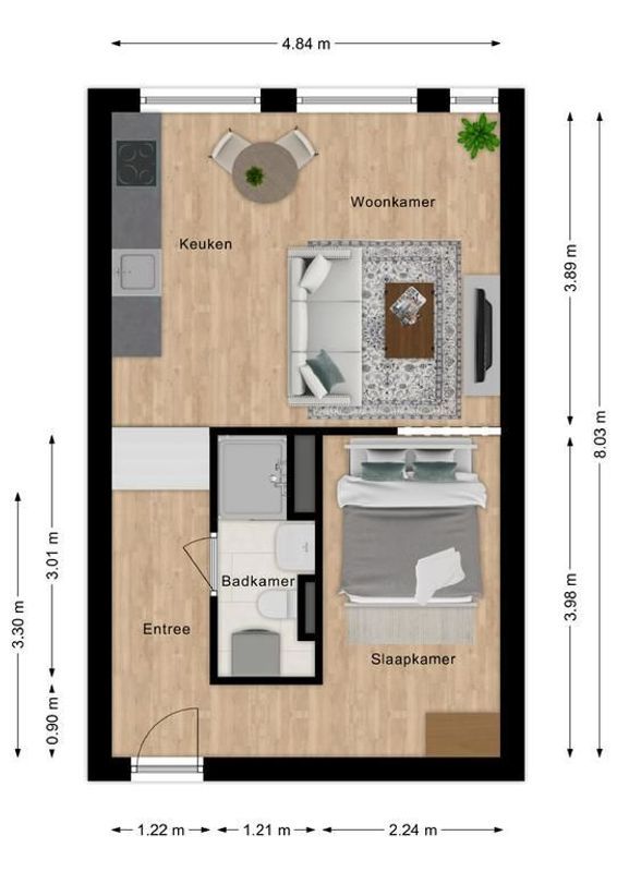Wilhelminastraat 8 - e Floorplan Blur 0