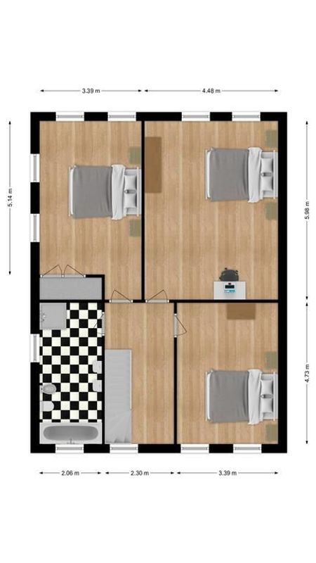 Graaf Albrechtstraat 19 Floorplan Blur 1