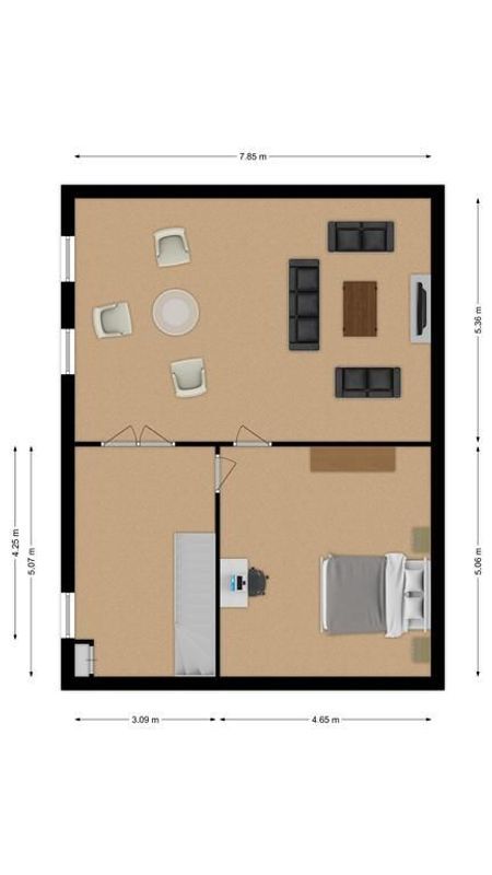 Graaf Albrechtstraat 19 Floorplan Blur 2