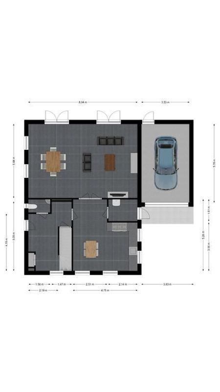 Graaf Albrechtstraat 19 Floorplan Blur 0