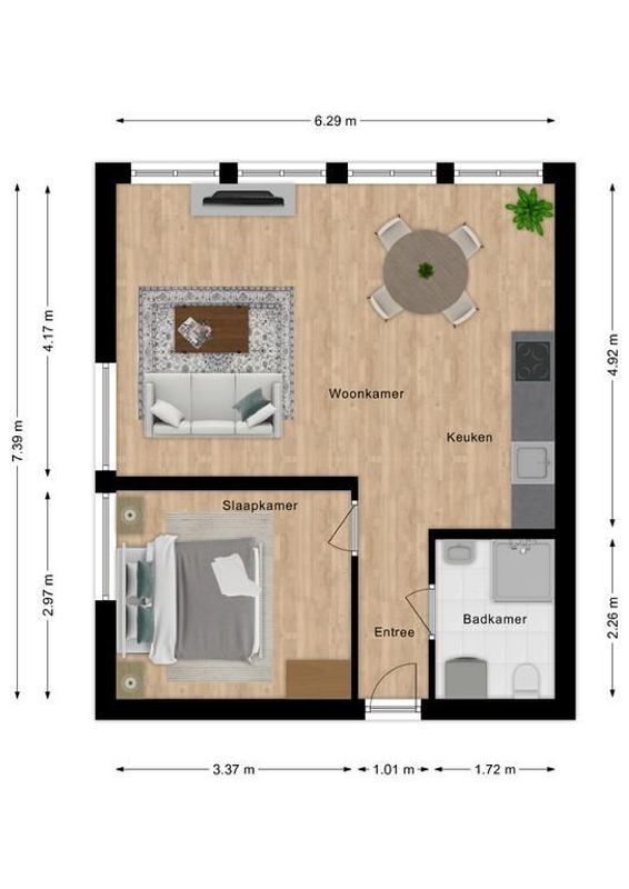 Wilhelminastraat 10 - p Floorplan Blur 0