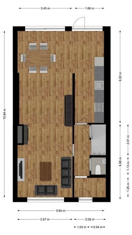 Mr. Ruys de Beerenbrouckstraat 1 Floorplan Blur 0