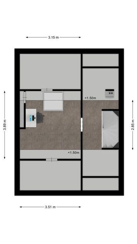 Mr. Ruys de Beerenbrouckstraat 1 Floorplan Blur 2
