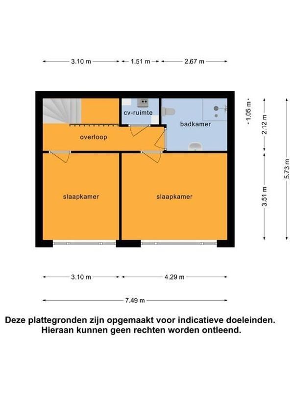 Prinses Amaliastraat 6 Floorplan Blur 1