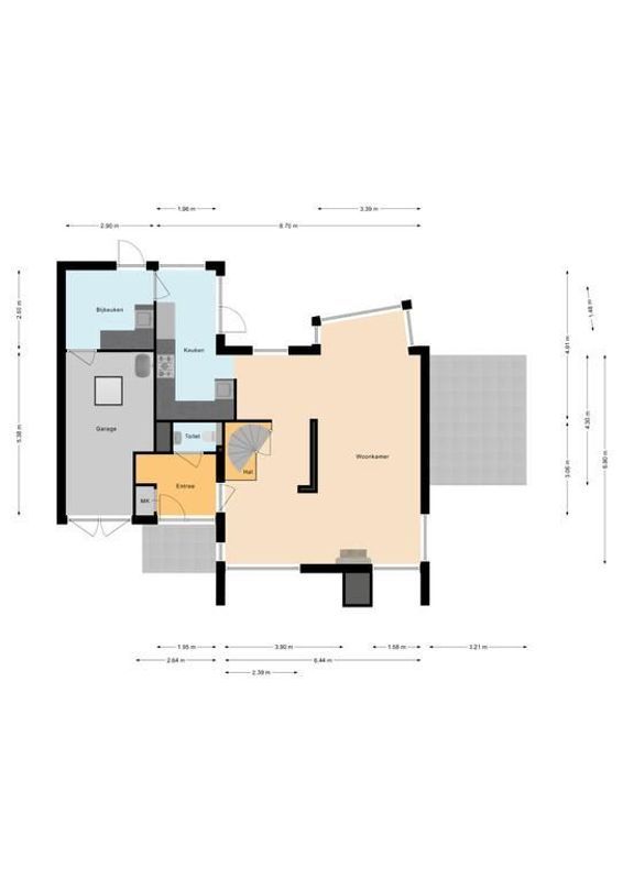 Trompstraat 52 Floorplan Blur 1