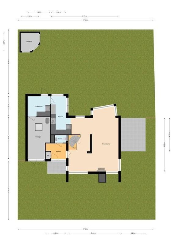 Trompstraat 52 Floorplan Blur 4