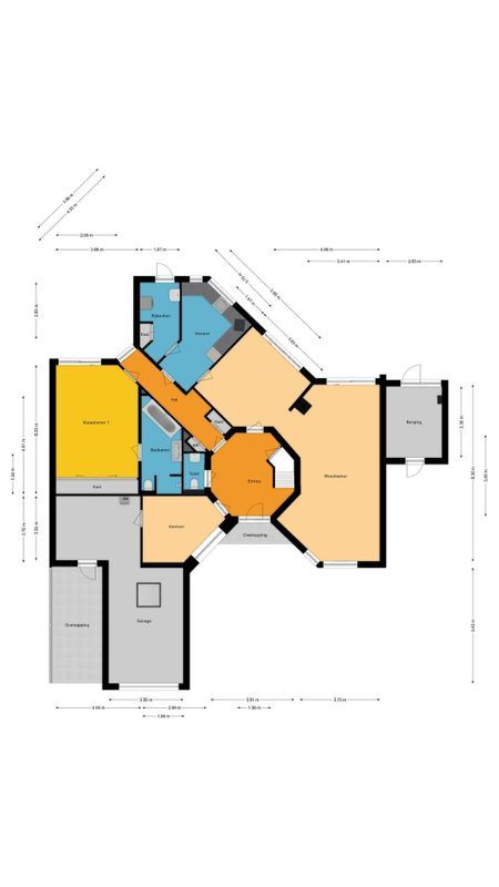 Oude Baan 12 Floorplan Blur 1