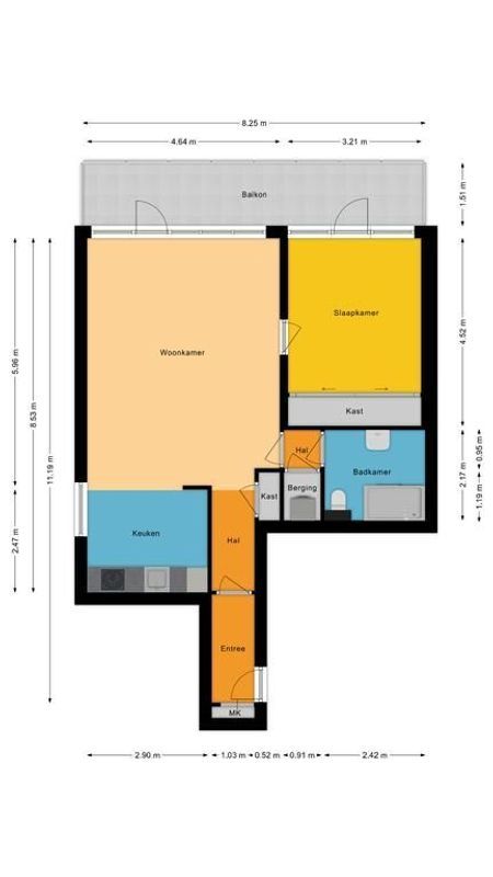 Hoge Ham 67 - B Floorplan Blur 0
