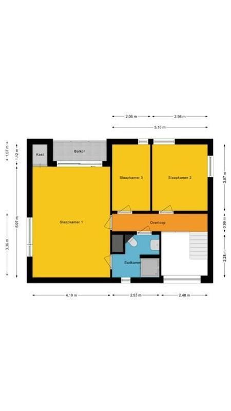 Gladioolstraat 37 Floorplan Blur 1