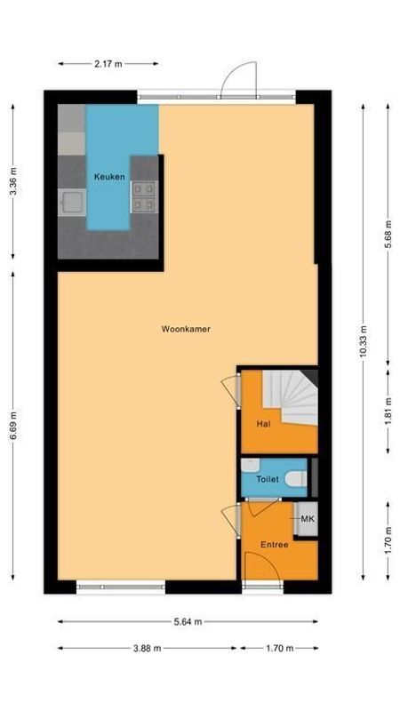 Jan de Rooijstraat 8 Floorplan Blur 0
