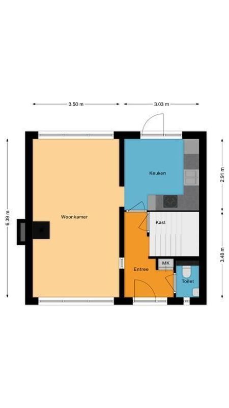 Doormanstraat 9 Floorplan Blur 3