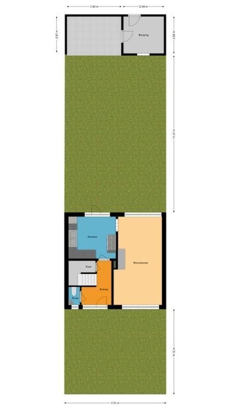 Planetenstraat 26 Floorplan Blur 4