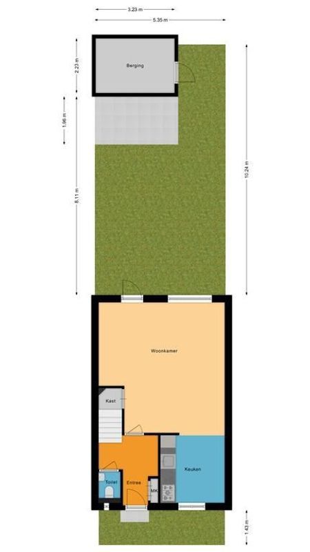 Akkermansstraat 29 Floorplan Blur 2