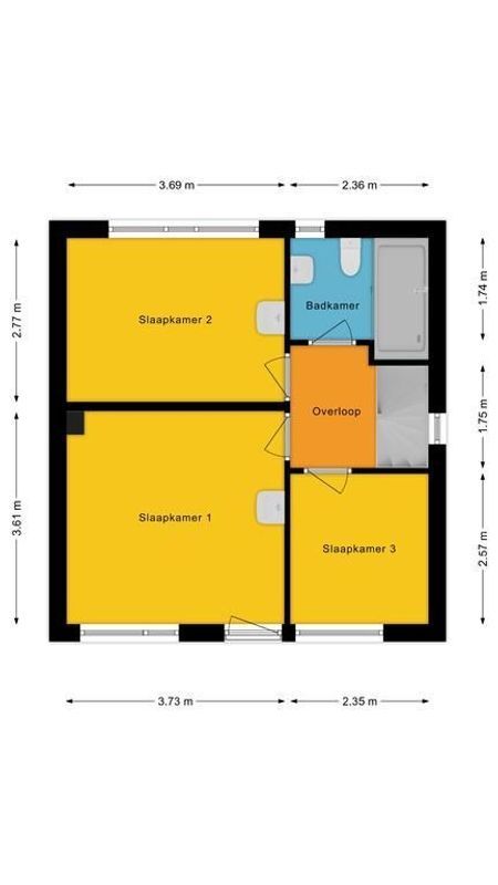 Gladioolstraat 27 Floorplan Blur 1