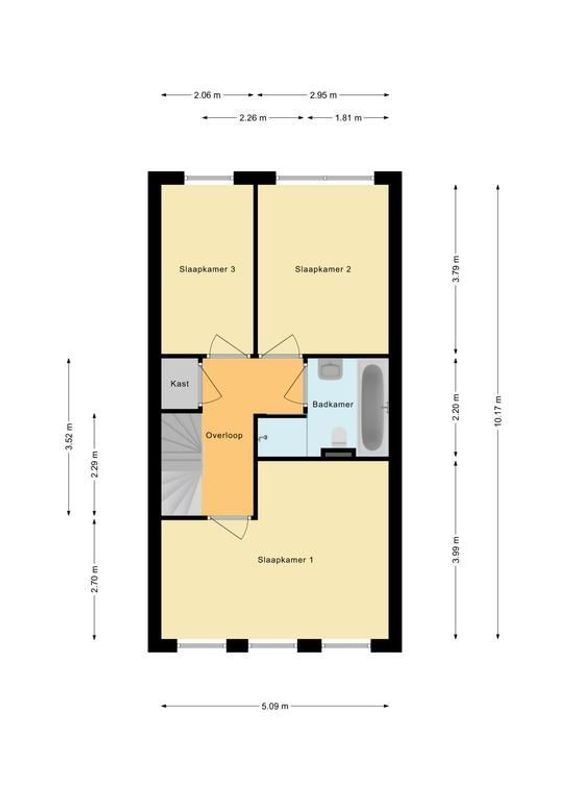 Laan van Tolkien 215 Floorplan Blur 2