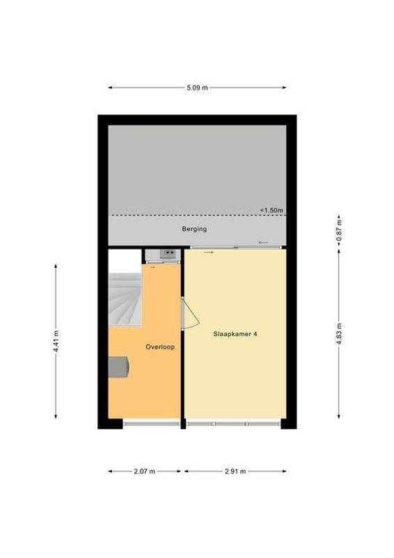 Laan van Tolkien 215 Floorplan Blur 4