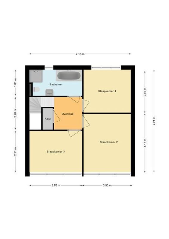 Wethouder van den Eijndenstraat 44 Floorplan Blur 1