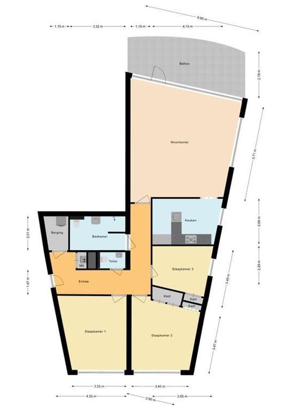 Hofdael 184 Floorplan Blur 1