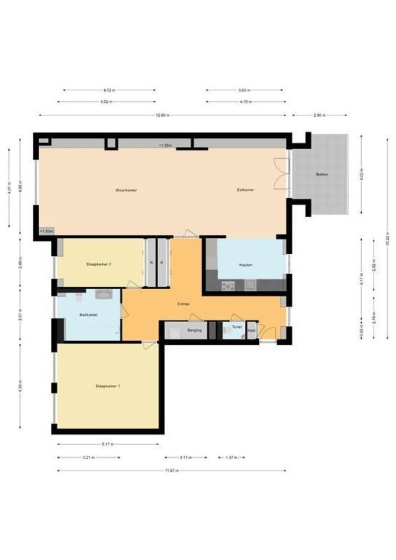 Stationsstraat 7 - D Floorplan Blur 0