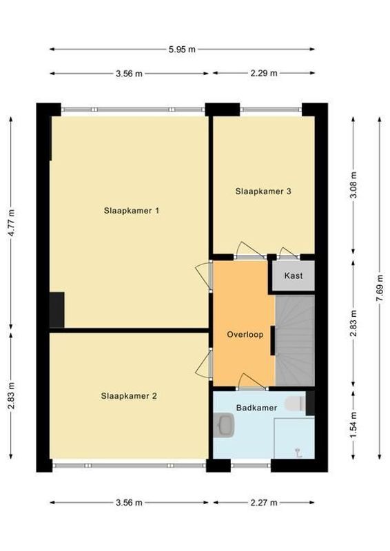 Dommelstraat 33 Floorplan Blur 1