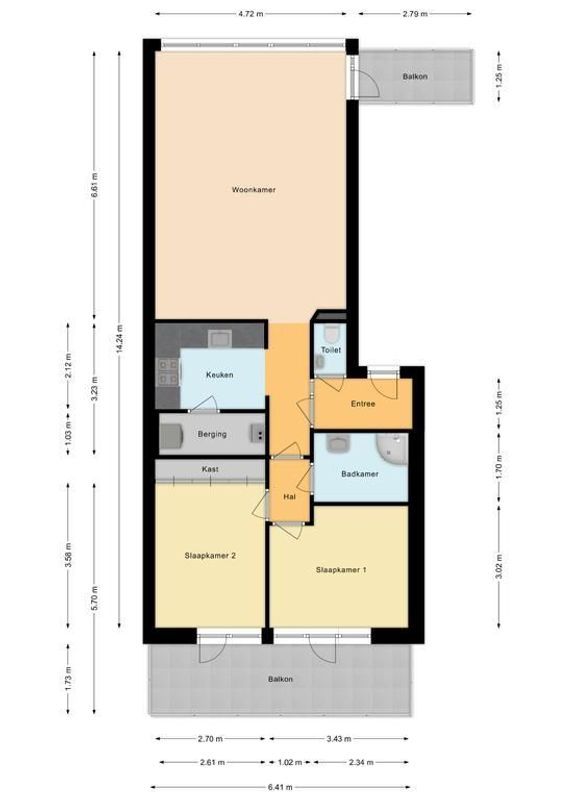Langstraat 97 - B Floorplan Blur 0