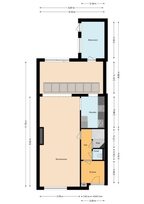 Poorterstraat 16 Floorplan Blur 0
