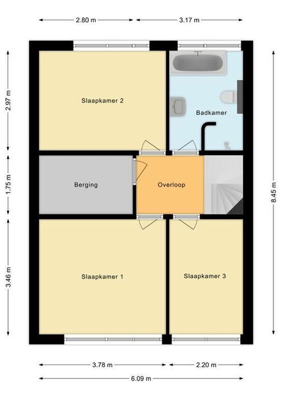 Poorterstraat 16 Floorplan Blur 1