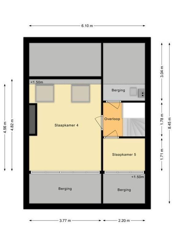 Poorterstraat 16 Floorplan Blur 2