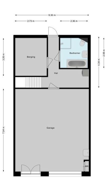 Dwarsstraat 18 Floorplan Blur 3