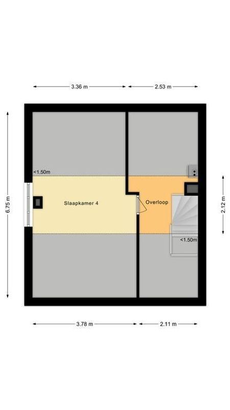Dwarsstraat 18 Floorplan Blur 2