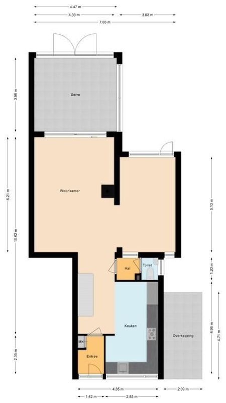 Waleweinlaan 17 Floorplan Blur 0