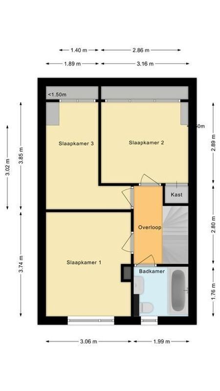 Nanteslaan 5 Floorplan Blur 1