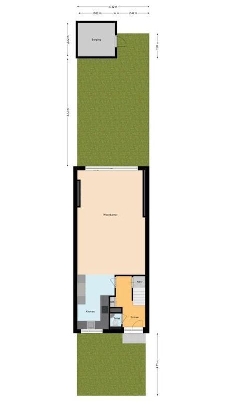 Nanteslaan 5 Floorplan Blur 2
