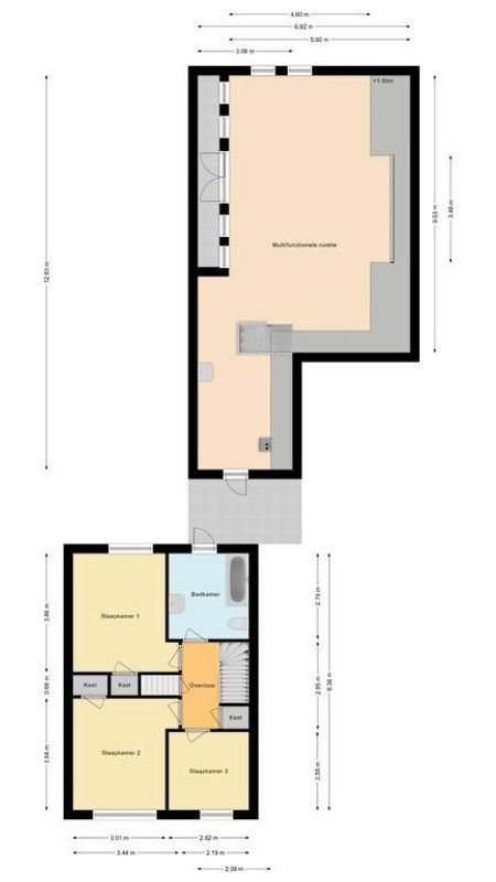 Heilige Geeststraat 7 Floorplan Blur 1