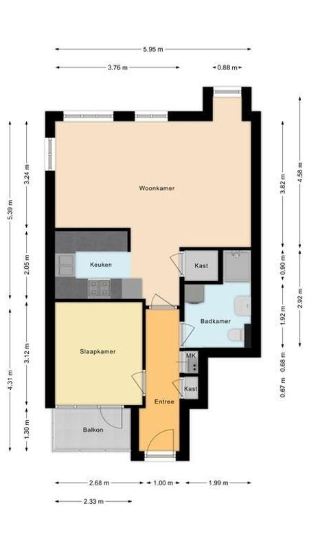 Korte Kerkstraat 73 Floorplan Blur 0