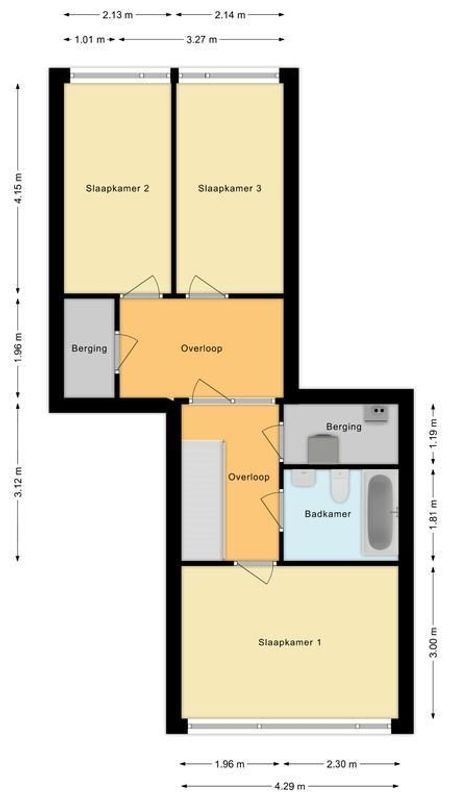 Waleweinlaan 104 Floorplan Blur 1