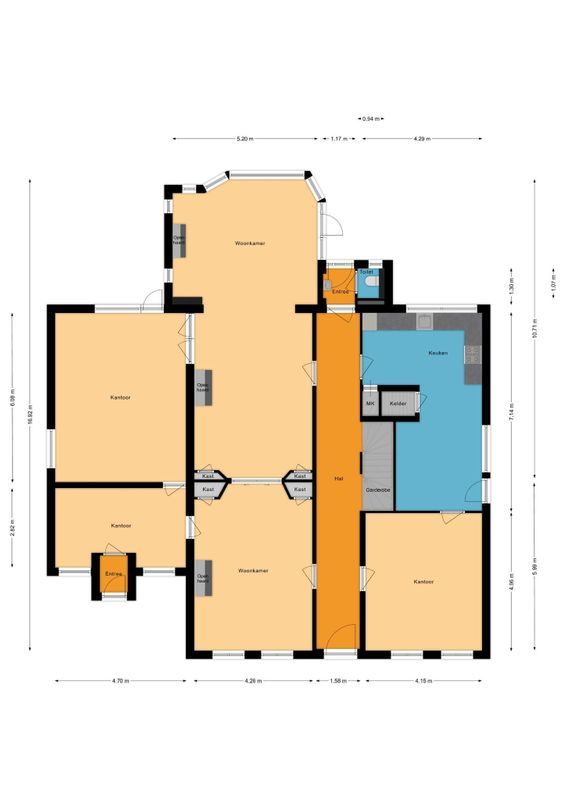 Gasthuisstraat 7 Floorplan Blur 3