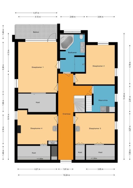 Gasthuisstraat 7 Floorplan Blur 4