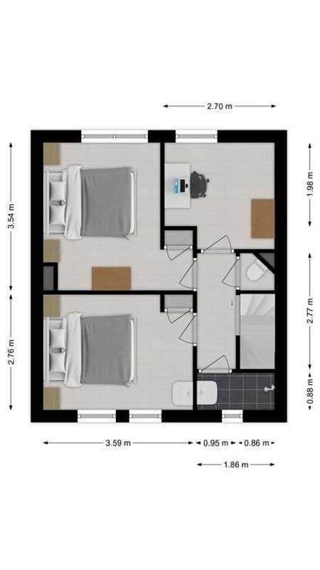 Duifstraat 53 Floorplan Blur 1