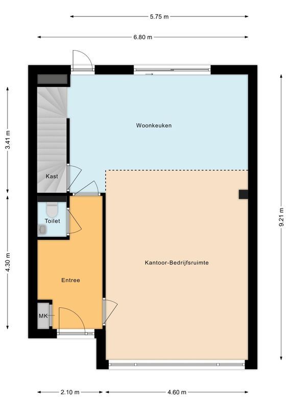 Jo van Ammersstraat 1 - E Floorplan Blur 0