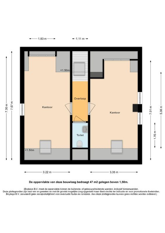 Stationsstraat 44 Floorplan Blur 1