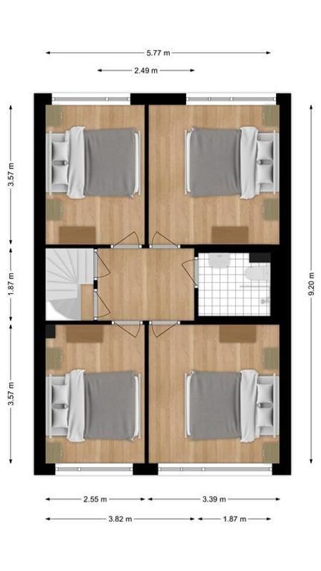 Johann Straussstraat 16 Floorplan Blur 1