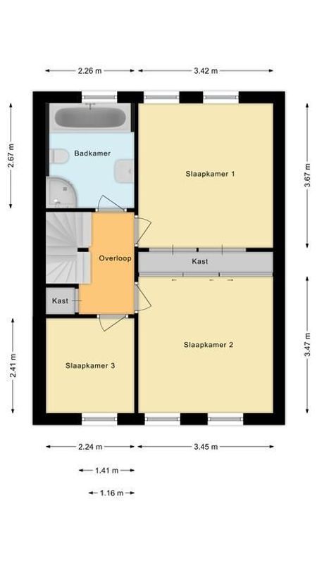 Gagelrijs 63 Floorplan Blur 1