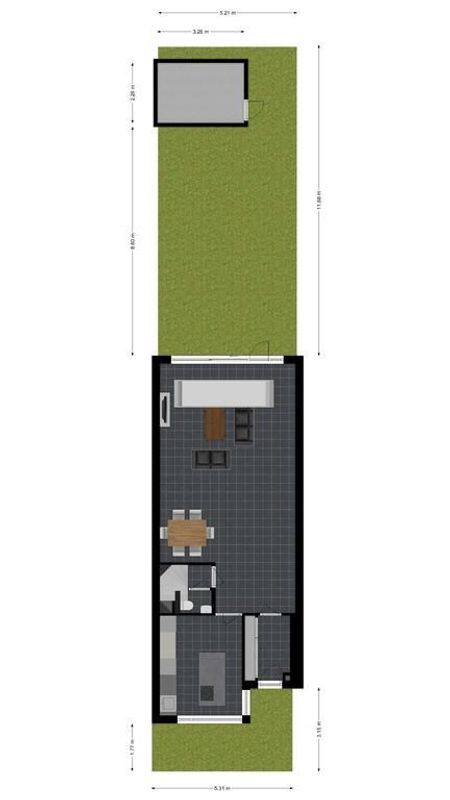 Manderveenstraat 63 Floorplan Blur 3