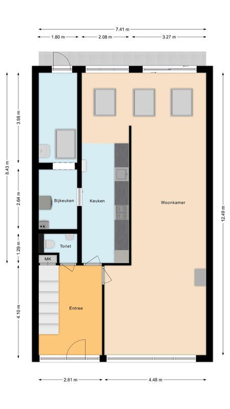 Theseusweg 14 Floorplan Blur 0