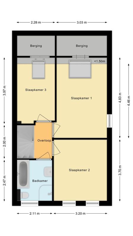 Marga Klompelaan 90 Floorplan Blur 1