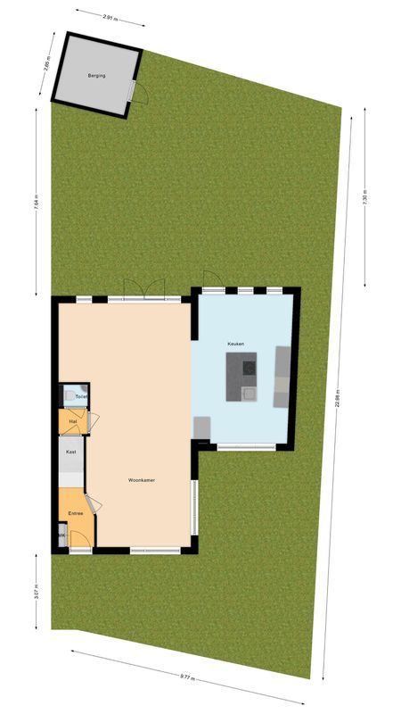 Marga Klompelaan 90 Floorplan Blur 3