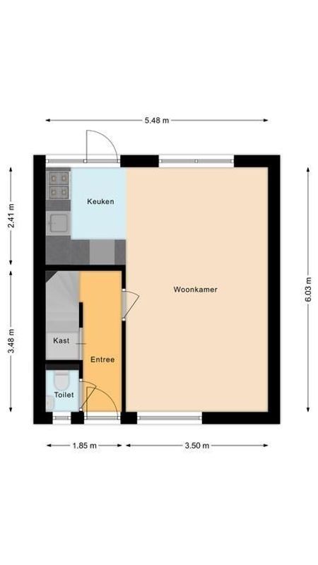 Lakenstraat 9 Floorplan Blur 1