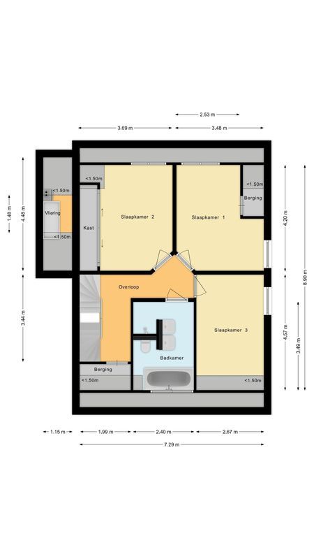 Molenstraat 41 Floorplan Blur 1